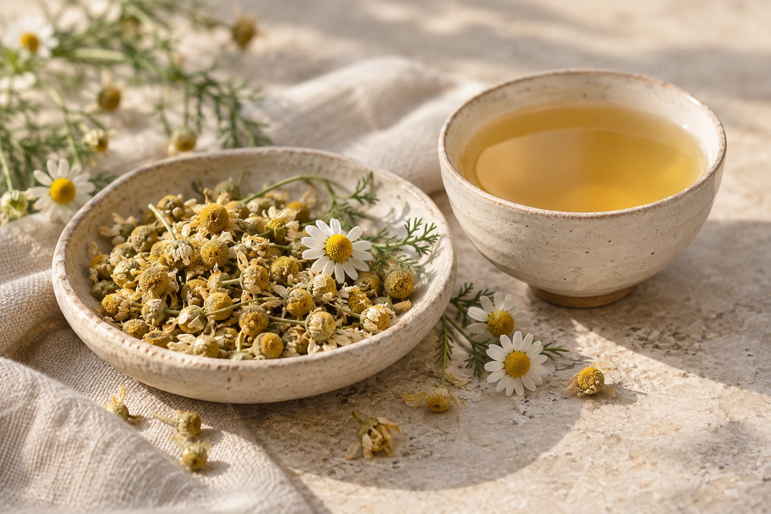 A warm herbal cup for evening